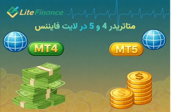 مقایسه پلتفرم‌های معاملاتی MT4 و MT5 مناسب برای معامله‌گران در LiteFinance